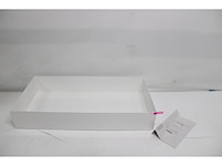 Looox colour box inbouwnis 60x30x10cm rvs wit mat - afbeelding 3 van  4