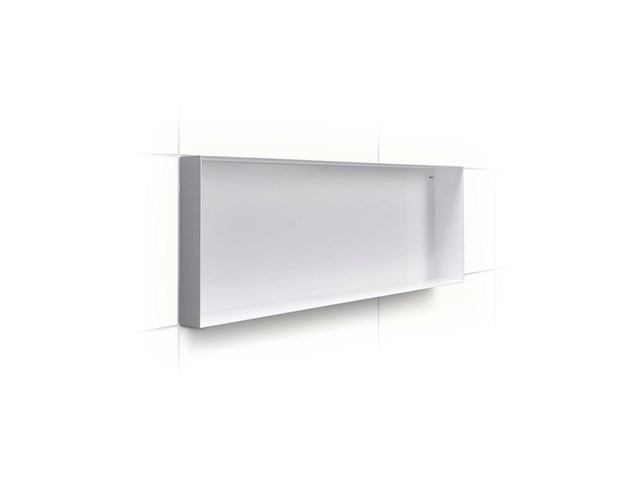 Looox colour box inbouwnis 60x30x10cm rvs wit mat - afbeelding 2 van  4