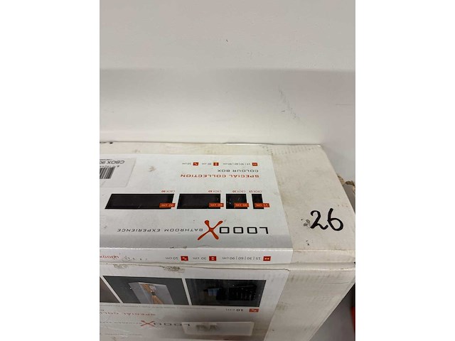 Looox colour box nis voor in- en opbouw 90x10x30 cm rvs - afbeelding 1 van  2