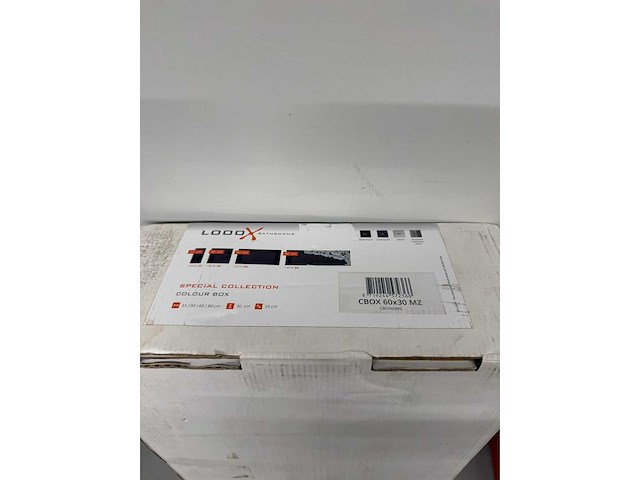 Looox colour box nis voor inbouw en opbouw 60x10x30 cm mat zwart - afbeelding 3 van  5