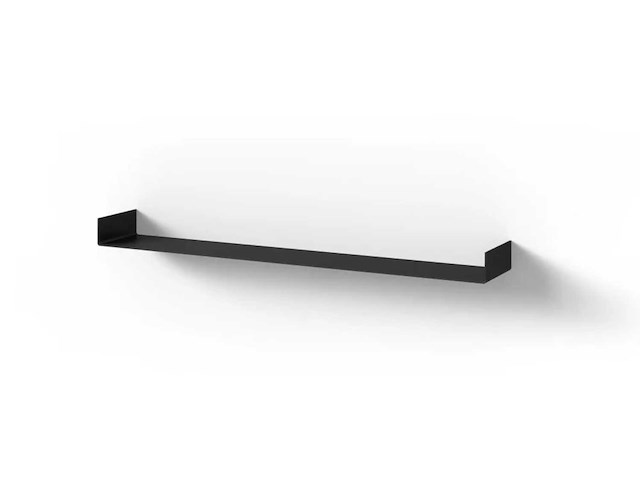 Looox inbouwplank 60cm - rvs antraciet (3x) - afbeelding 2 van  3