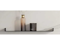 Looox inbouwplank 80cm - rvs antraciet (3x) - afbeelding 1 van  3