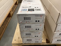 Looox inbouwplank 80cm - rvs mat zwart (4x) - afbeelding 2 van  3