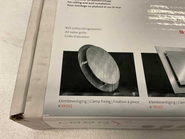 Looox rvs ontluchtingsrootser 150 mm - afbeelding 3 van  3