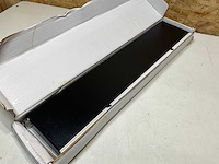 Looox shelf 60x10x4 cm mat zwart - afbeelding 1 van  4