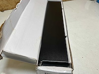 Looox shelf 60x10x4 cm mat zwart - afbeelding 2 van  4