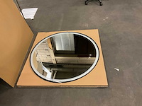 Looox wandspiegel 100 cm rond - afbeelding 1 van  3