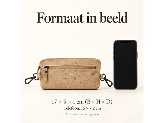 Loop bag dr amsterdam, beige - afbeelding 6 van  6