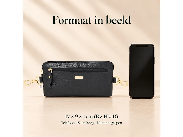 Loop bag dr amsterdam, black - afbeelding 6 van  6
