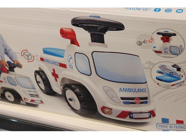 Loopwagen falk type ambulance. - afbeelding 2 van  2