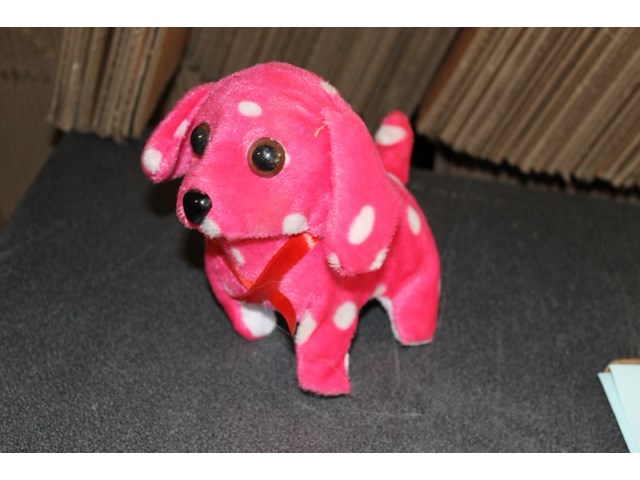 Lopend hondje rose 1x in ds y - afbeelding 2 van  3