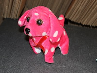 Lopend hondje rose 1x in ds y - afbeelding 3 van  3