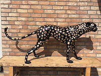 Lopende panter brons 140 cm breed - afbeelding 1 van  3