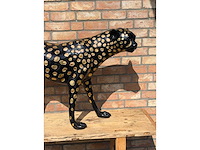 Lopende panter brons 140 cm breed - afbeelding 2 van  3