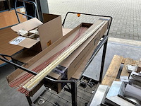 Loperpen koper/wit tapijt aflauitramd champagne - afbeelding 10 van  12