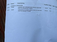 Loperpen koper/wit tapijt aflauitramd champagne - afbeelding 11 van  12