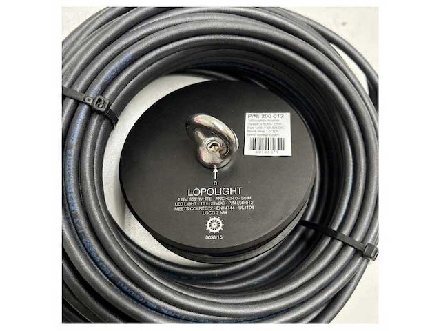 Lopolight 2nm white 360 degree hoist anchor light black - 200-012h-b - afbeelding 2 van  4