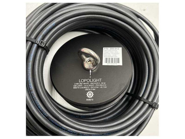 Lopolight 2nm white 360 degree hoist anchor light black - 200-012h-b - afbeelding 2 van  8