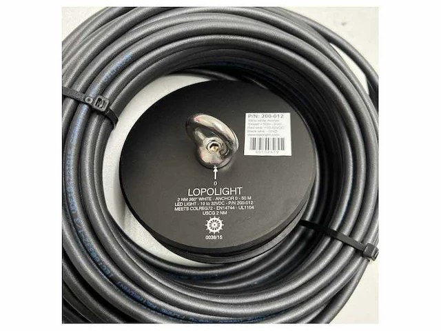 Lopolight 2nm white 360 degree hoist anchor light black - 200-012h-b - afbeelding 1 van  3