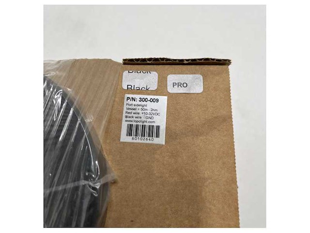 Lopolight port-side red navigation light 2 nm black-301-009-pro - afbeelding 7 van  8