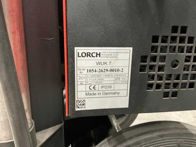 Lorch - t220 - wuk 7 - tig-lasmachine - afbeelding 6 van  9