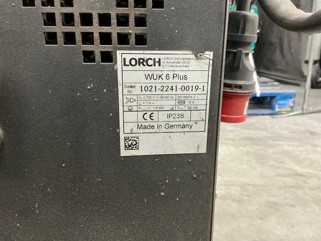 Lorch - t300 - wuk 6 plus - tig-lasmachine - afbeelding 5 van  8
