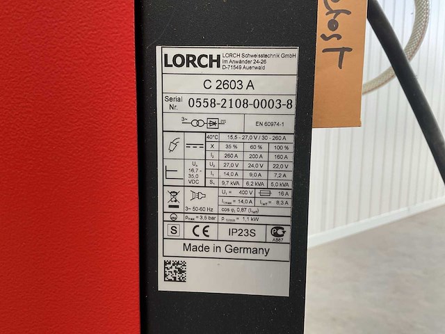 Lorch c 2603 a lasapparaat - afbeelding 8 van  8