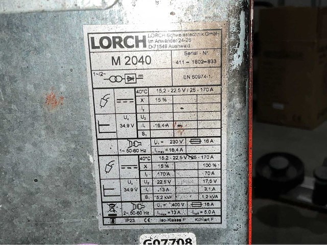 Lorch m2040 mig lasapparaat - afbeelding 9 van  9