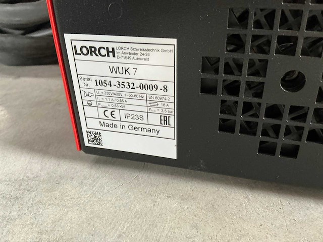 Lorch t250 tig-lasmachine met koelunit - afbeelding 10 van  11
