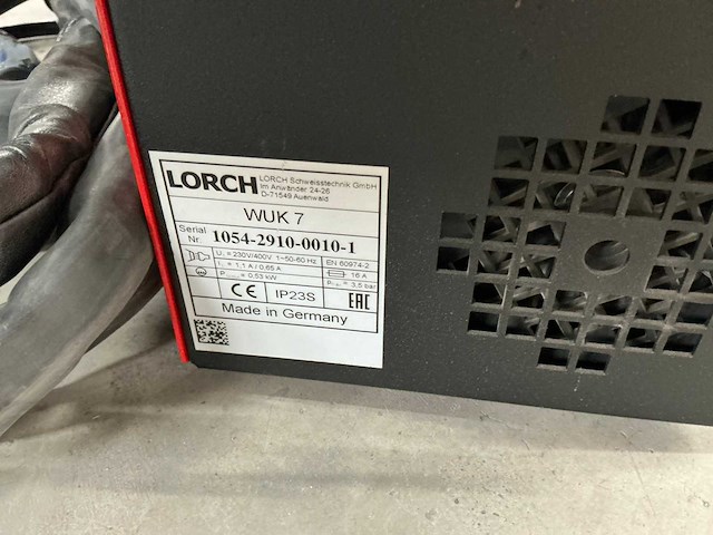 Lorch t250 tig-lasmachine met koelunit - afbeelding 9 van  9