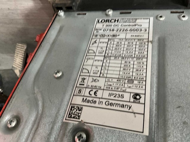 Lorch type-300 dc controlpro tig-lasmachine - afbeelding 6 van  6