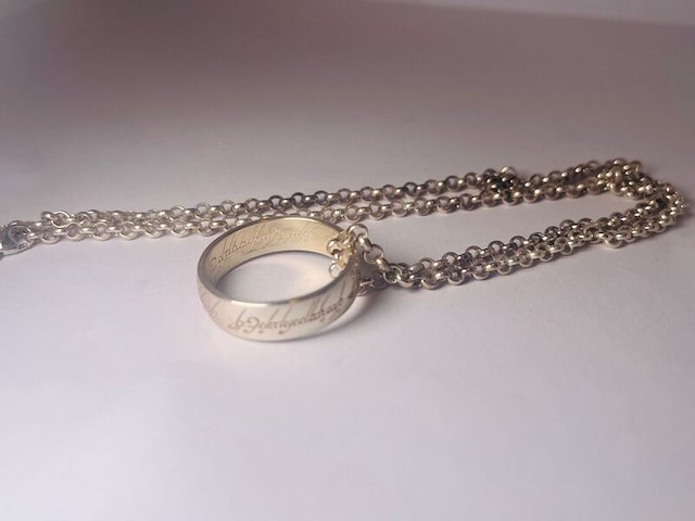 Lord of the rings officiële gelicenseerde 925 zilveren ring - afbeelding 2 van  5