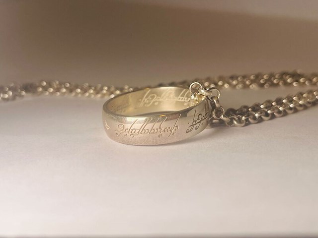 Lord of the rings officiële gelicenseerde 925 zilveren ring - afbeelding 3 van  5