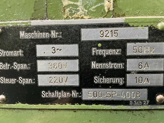 Lorenz 9215 tandwielfreesmachine - afbeelding 5 van  6