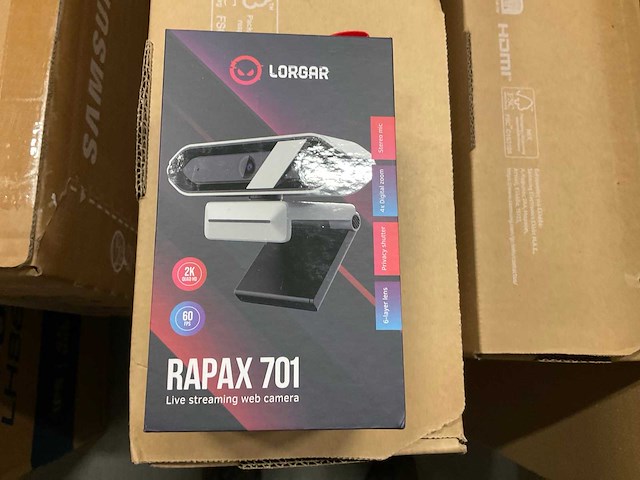 Lorgar rapax701 webcams (4x) - afbeelding 1 van  3