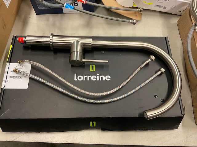 Lorreine mersey rvs keukenmengkraan - afbeelding 2 van  3