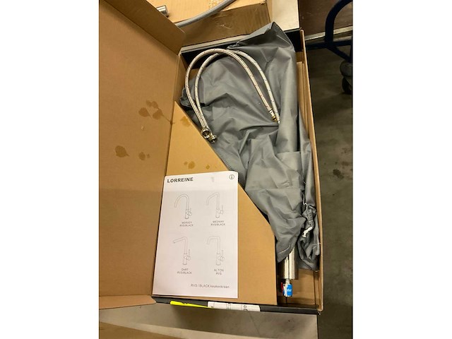 Lorreine mersey rvs keukenmengkraan - afbeelding 3 van  3