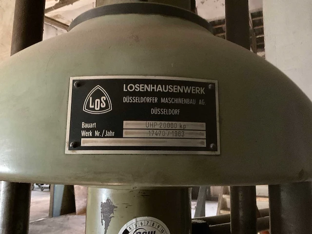 Losenhausenwerk - 1963 - uhp 20000 kp - vorm-, teken- en brootsmachine - afbeelding 11 van  15
