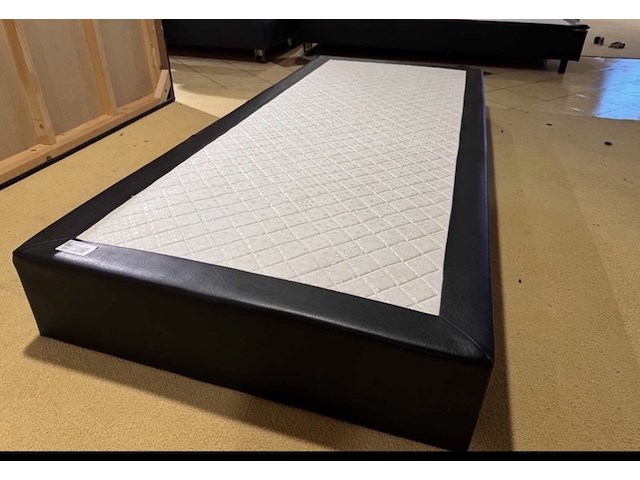 Losse boxspring, zwart - afbeelding 1 van  2