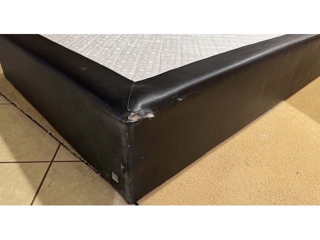 Losse boxspring, zwart - afbeelding 2 van  2