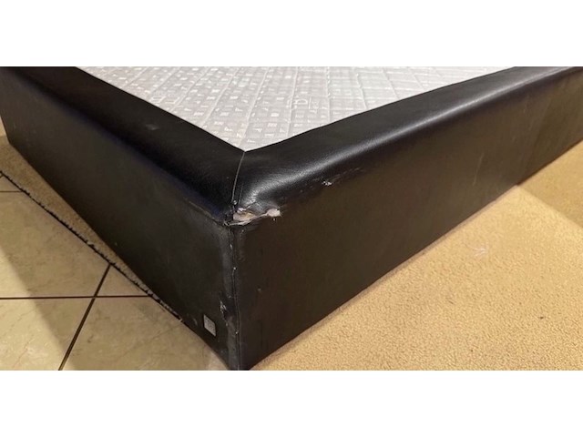 Losse boxspring, zwart - afbeelding 2 van  2