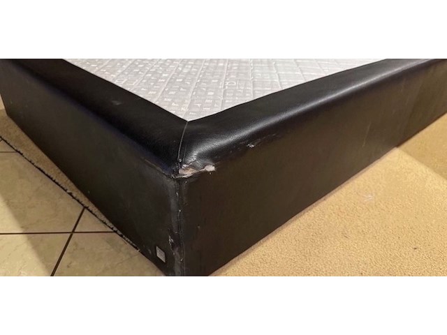 Losse boxspring, zwart - afbeelding 2 van  2