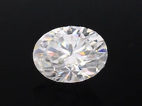 Losse moissaniet 3.00 ct, ovaal geslepen - afbeelding 1 van  2