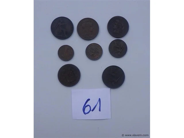 Lot 19de en vroeg 20ste eeuwse munten - afbeelding 1 van  4