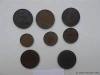 Lot 19de en vroeg 20ste eeuwse munten - afbeelding 2 van  4