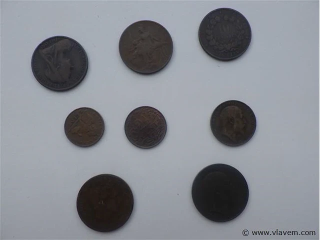 Lot 19de en vroeg 20ste eeuwse munten - afbeelding 4 van  4