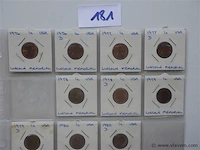 Lot amerikaanse cents in kartonhouders - afbeelding 2 van  4