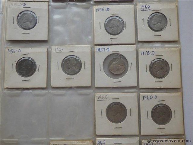 Lot amerikaanse five cents oa indian head - afbeelding 3 van  4