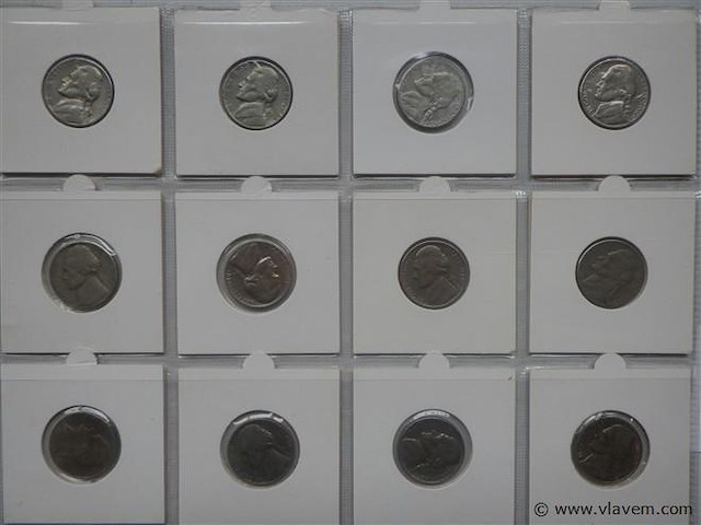 Lot amerikaanse munten 5 cents - afbeelding 2 van  3