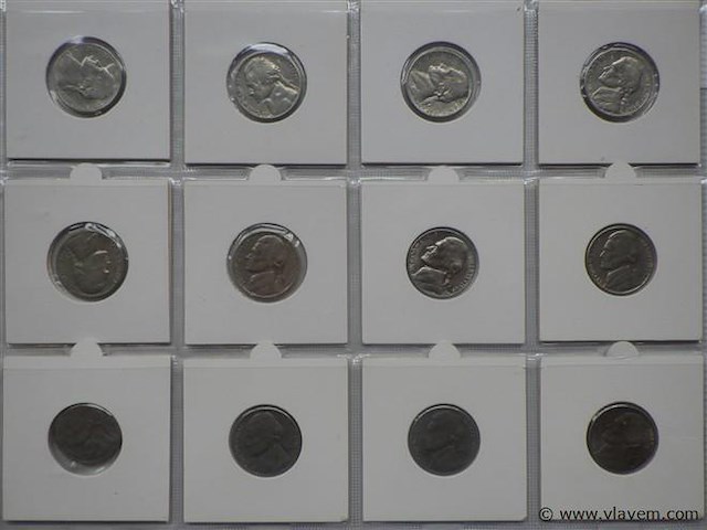 Lot amerikaanse munten 5 cents - afbeelding 3 van  3
